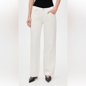 EB Denim White Low Rise Baggy Jeans NWT!
